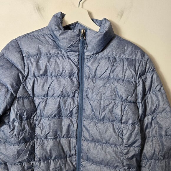 Eddie Bauer Women's Size M CirrusLite Puffer Down Blue Short Jacket - Picture 2 of 12